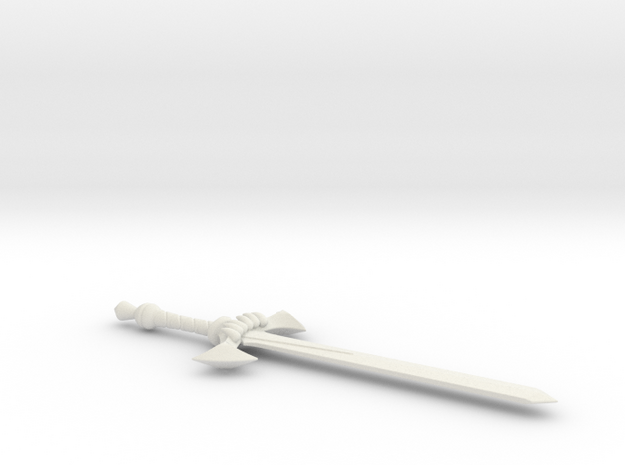 animate sword in White Natural Versatile Plastic