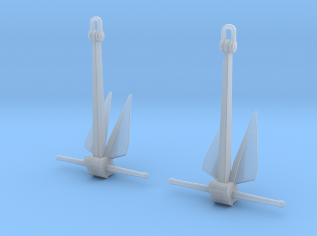 1/50 Anchors, Destroyer (5000 lbs.) SET x2 in Smooth Fine Detail Plastic
