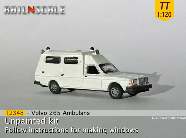 Volvo 265 Ambulans (TT 1:120) in Tan Fine Detail Plastic
