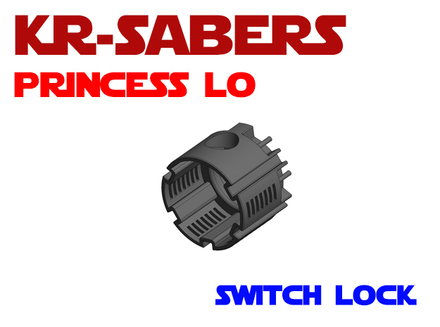 KR-Sabers Princess LO - Switch Lock in White Natural Versatile Plastic