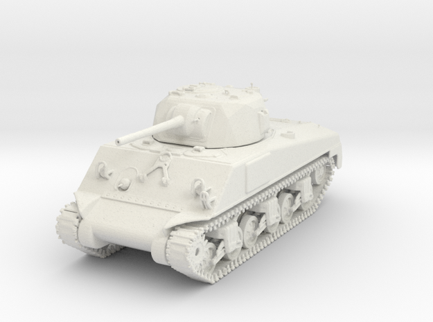 1/72 Scale M4A4 Sherman Tank in White Natural Versatile Plastic