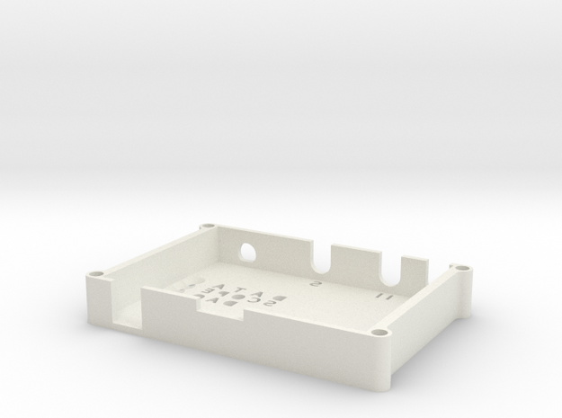 Miniscope DAQ Enclosure Top in White Natural Versatile Plastic