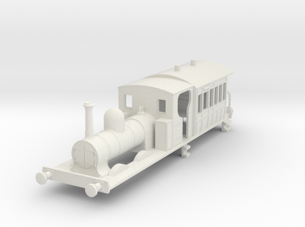 b-97-gswr-cl90-91-carriage-loco in White Natural Versatile Plastic