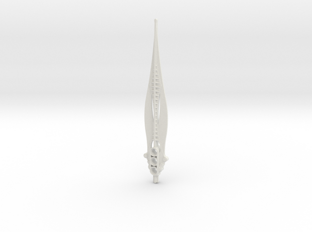 Wing Sword in White Natural Versatile Plastic