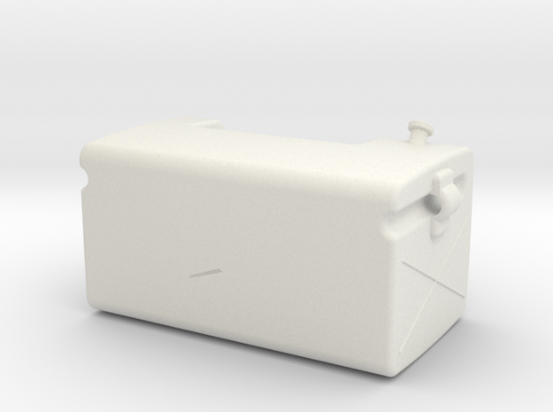fuel-tank-small_RH-double-step in White Natural Versatile Plastic
