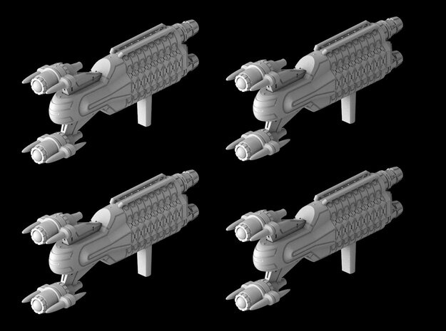 (Armada) 4x Coruscant Freighter in Tan Fine Detail Plastic