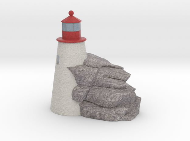 lighthouse 2 in Natural Full Color Sandstone