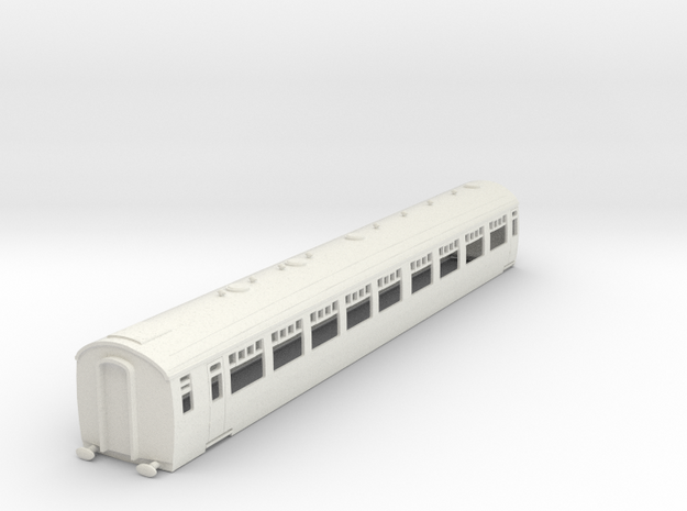 o-87-sr-bulleid-d2665-saloon-coach-mod in White Natural Versatile Plastic