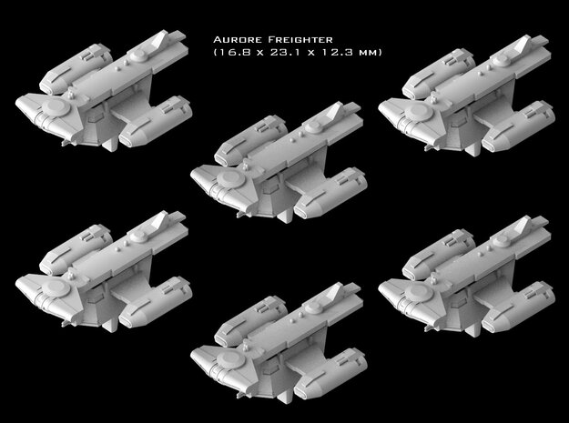 (Armada) 6x Aurore Freighter in Tan Fine Detail Plastic