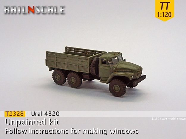 Ural-4320 Pritsche (TT 1:120) in Tan Fine Detail Plastic