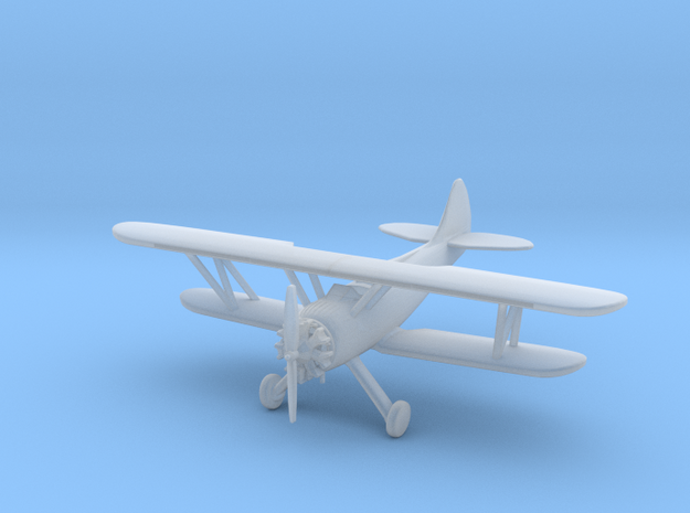 Waco UPF7 Biplane - 1:144scale in Smooth Fine Detail Plastic