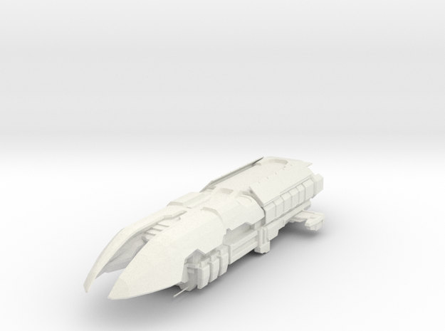 Destroyer III in White Natural Versatile Plastic