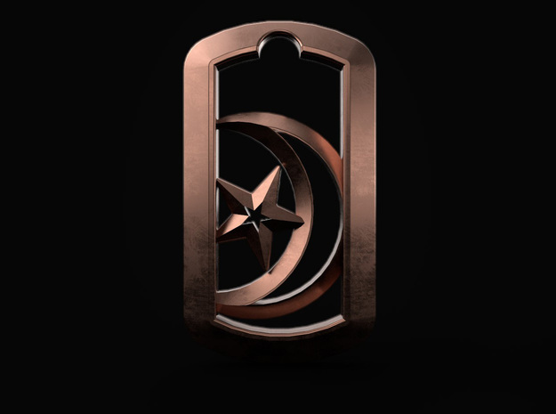 Crescent Star in DogTag