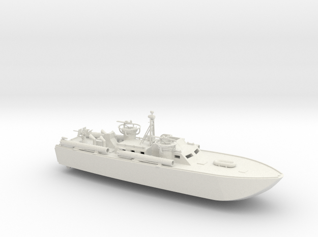 1/96 Scale 80 ft Elco PT Boat in White Natural Versatile Plastic