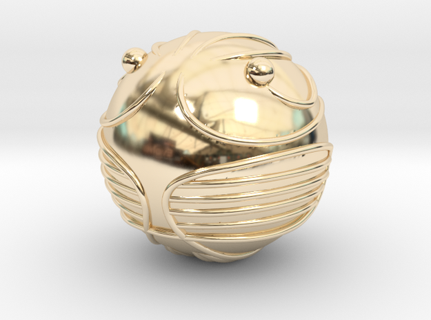 The Golden Snitch  (14K GOLD) in 14K Yellow Gold