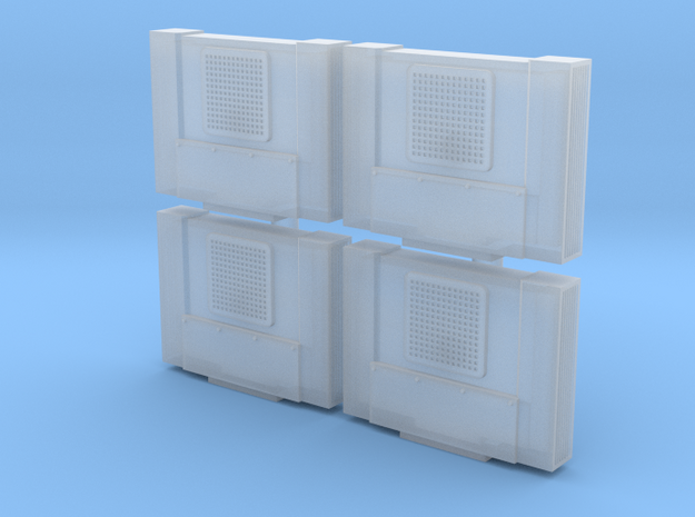 Cab Air Conditioner Prime Style (O - 1:48) 4X in Tan Fine Detail Plastic