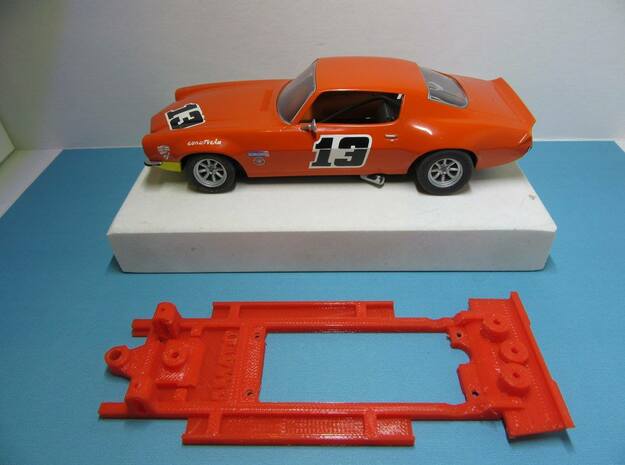 Chassis for Scalextric 1970 Camaro in White Natural Versatile Plastic