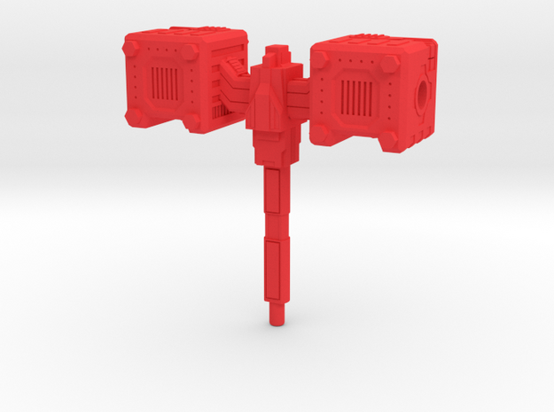 Siege SmashDown Hammer Mode in Red Processed Versatile Plastic