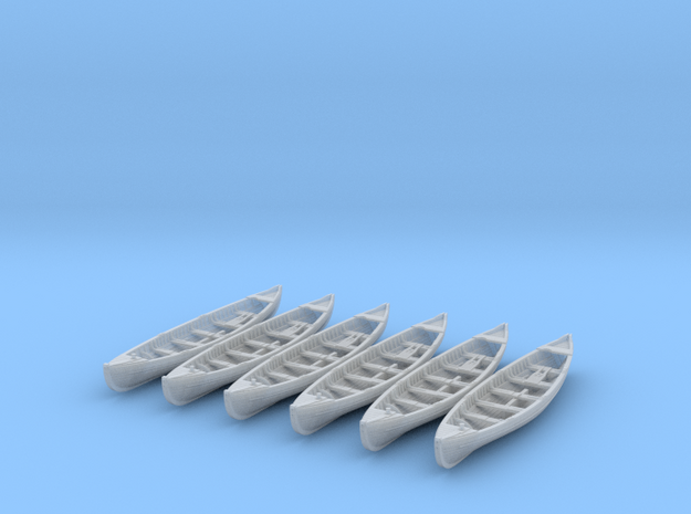 1/87 Whale Boats for Aurora Wanderer Model Kit in Tan Fine Detail Plastic