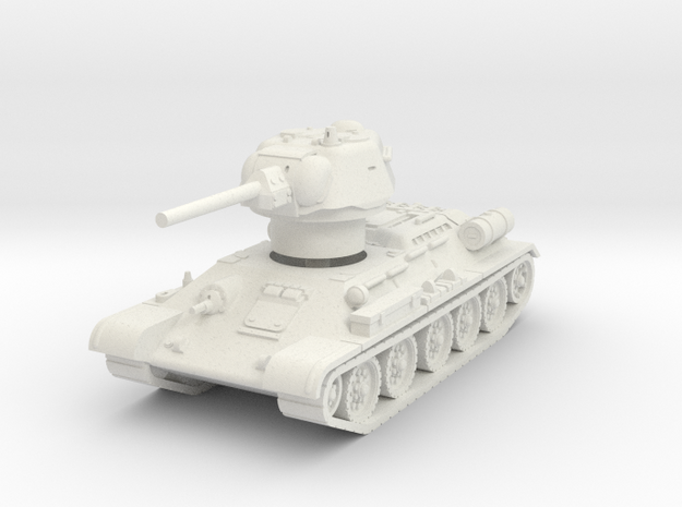 T-34-76 1943 fact. 183 late 1/76 in White Natural Versatile Plastic