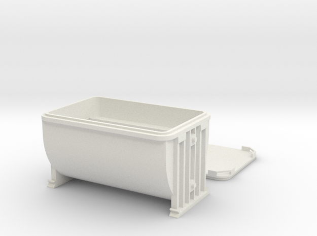 Anvil ore container 12 1/2 foot in White Natural Versatile Plastic: 1:48 - O