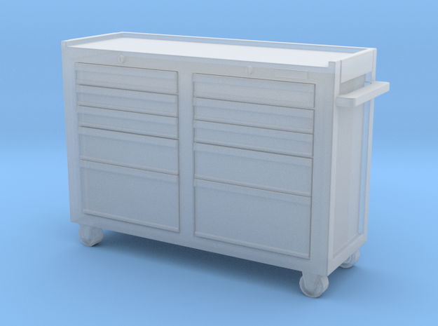 Rolling Tool Cabinet 01. 1:35 Scale  in Tan Fine Detail Plastic