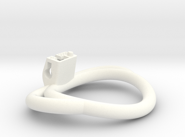 Cherry Keeper Ring G2 - 55x50mm (WO)-6° ~52.5mm LH in White Processed Versatile Plastic