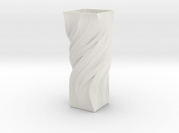 Vase 1915 in White Natural Versatile Plastic