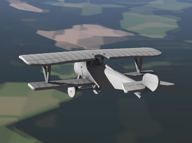 Nieuport 24bis (various scales) in White Natural Versatile Plastic: 1:144