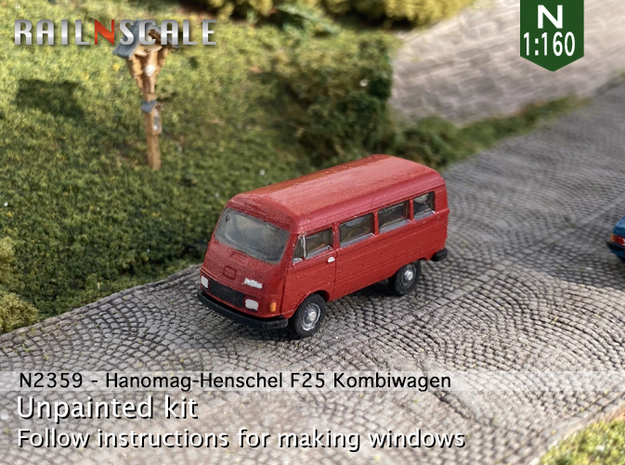 Hanomag-Henschel F25 Kombiwagen (N 1:160) in Tan Fine Detail Plastic