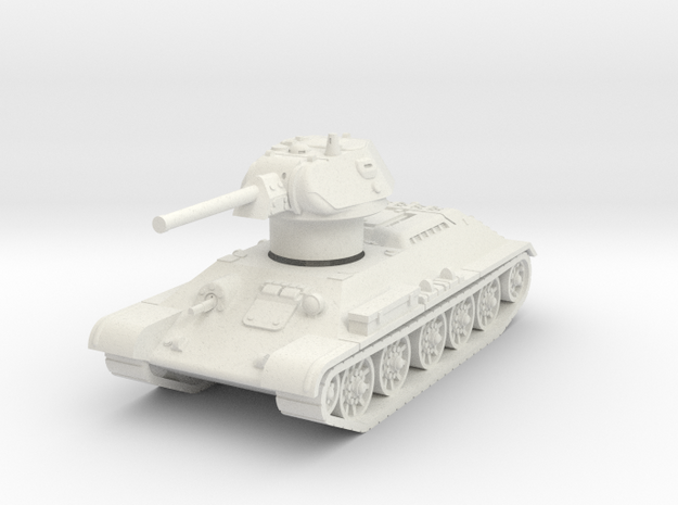 T-34-76 1942 fact. STZ early 1/72 in White Natural Versatile Plastic