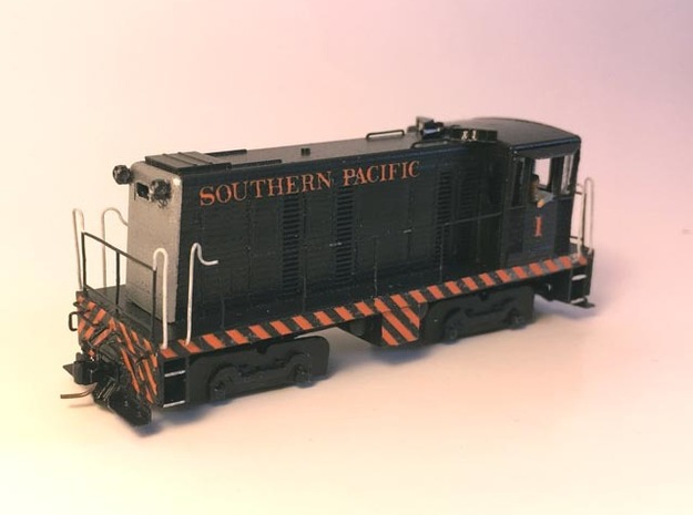 Detail Parts for SP Little Giant Nn3 Locomotive in Tan Fine Detail Plastic