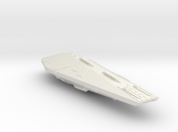 3125 Scale Hydran X-Ship Lancer-X Destroyer (LNX) in White Natural Versatile Plastic