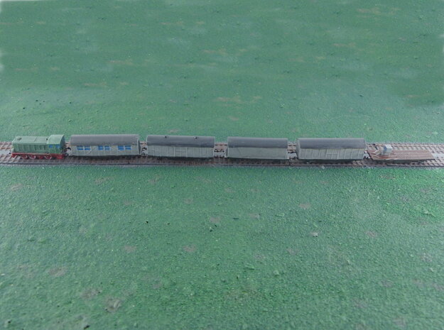 K5 (E) "Leopold" Ammo Train 1/285 6mm in Tan Fine Detail Plastic