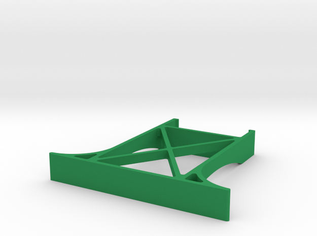 Wooden track bridge support simple in Green Processed Versatile Plastic