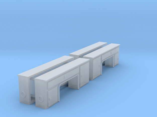 1/64th Scale Step Side Toolboxes in Smooth Fine Detail Plastic