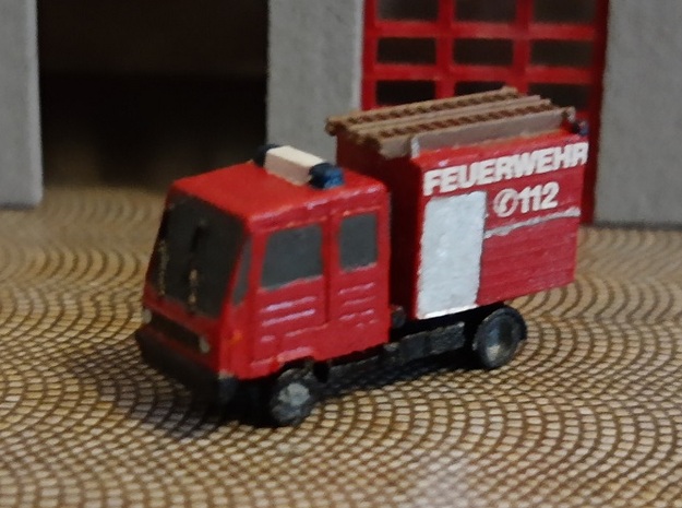 Multicar Feuerwehr/Fire truck (Z 1:220) in Tan Fine Detail Plastic