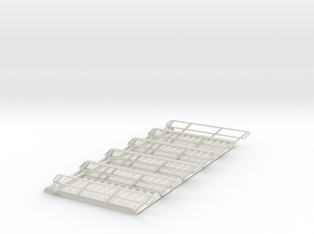1:50 Stairs 13 W30mm 5pc in White Natural Versatile Plastic