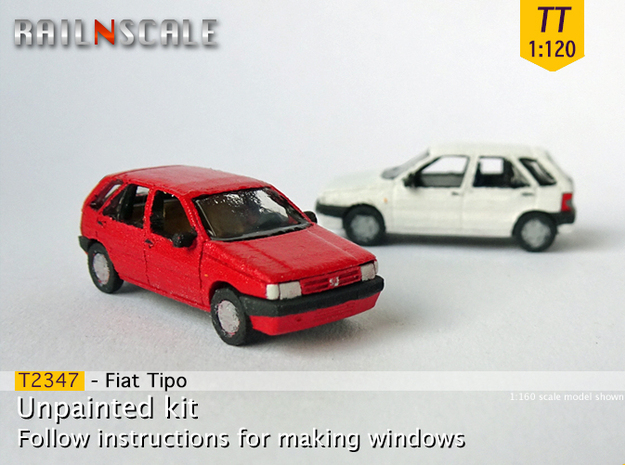 Fiat Tipo (TT 1:120) in Tan Fine Detail Plastic