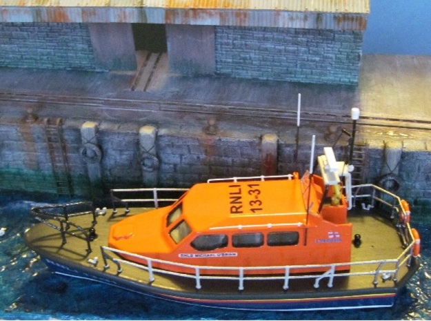 Shannon Lifeboat Deck in White Natural Versatile Plastic