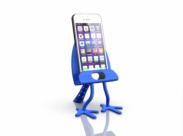 Cradle for iPhone 5 in Blue Processed Versatile Plastic