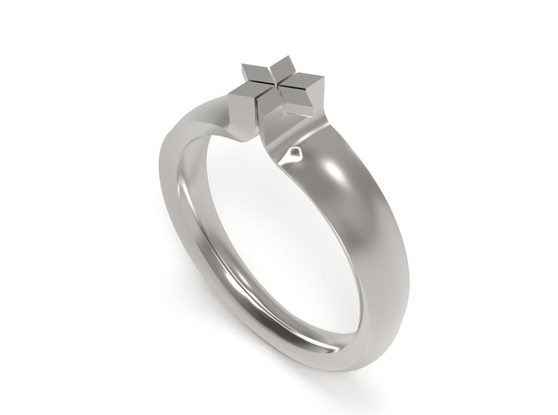 MAG.DA RING - SIZE 8 in Polished Silver