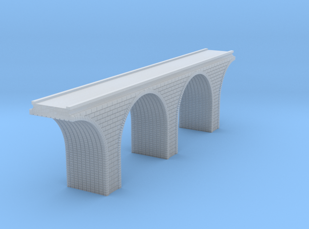 Z Scale Arch Bridge Double Track 1:220 Scale in Smooth Fine Detail Plastic