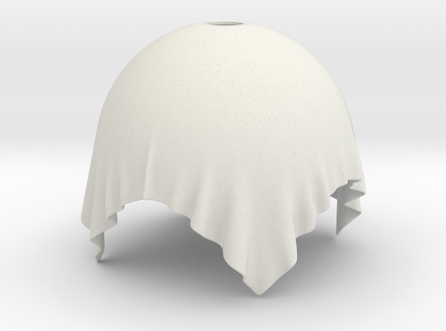 Cloth Lamp in White Natural Versatile Plastic