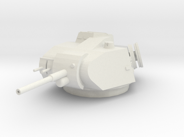 PV112A Stridsvagn m/42 Turret (28mm) in White Natural Versatile Plastic
