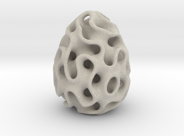 Schoen's Gyroid Egg in Natural Sandstone