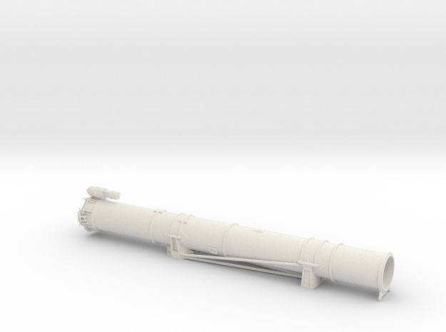 TorpedoTubeElcoPORT16th in White Natural Versatile Plastic
