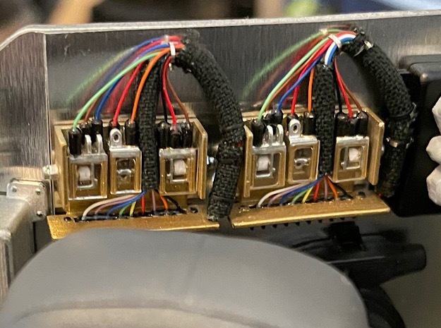 1:8 BTTF DeLorean golden relays in Smoothest Fine Detail Plastic
