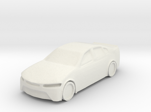 Holden_Sedan_1:700 scale 7.7mm in White Natural Versatile Plastic