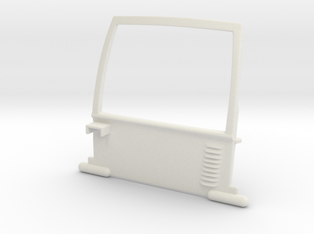 V01 Ecto pro rear door in White Natural Versatile Plastic